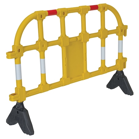 Vestil Plastic Handrailing Section, 40", Yellow PHR-Y